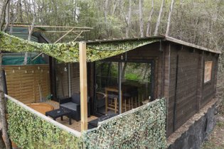 Cabane sur pilotis Gers