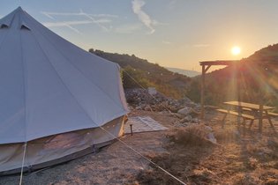 Tente et tente lodge Alpes-Maritimes