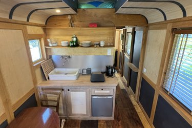 La roulotte à la Ferme de Youna & Zélie à Le Cellier (2)