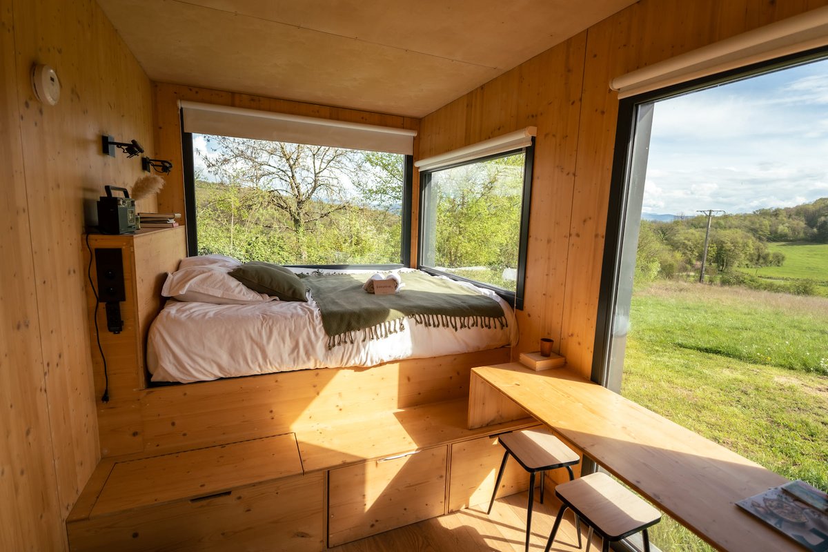 Parcel Tiny House - montagnes et vignes dans l'AOC du Bugey à Revonnas (23)