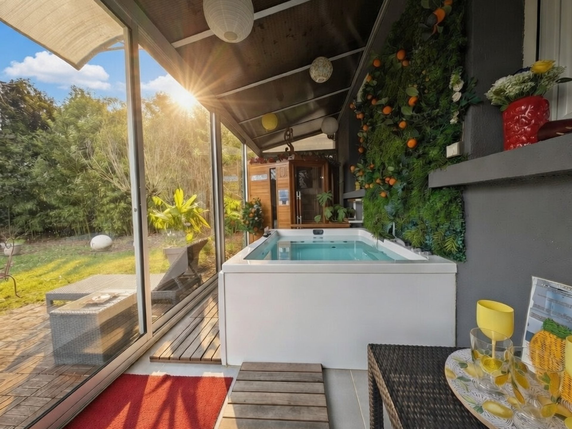 Nuit insolite avec Spa, sauna et jardin privatifs immersion en ITALIE