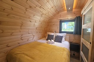 Barrel Bouton d'or avec vue panoramique