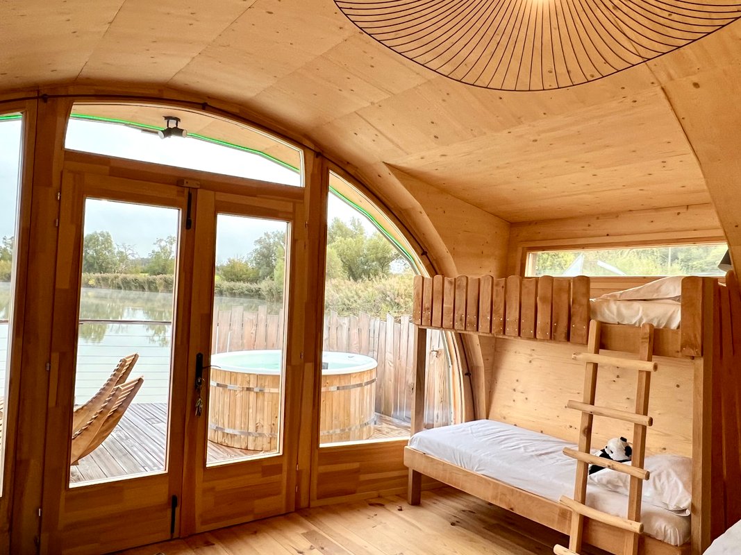 Cabane Spa les Flots 4 pers à Bâgé-Dommartin (8)