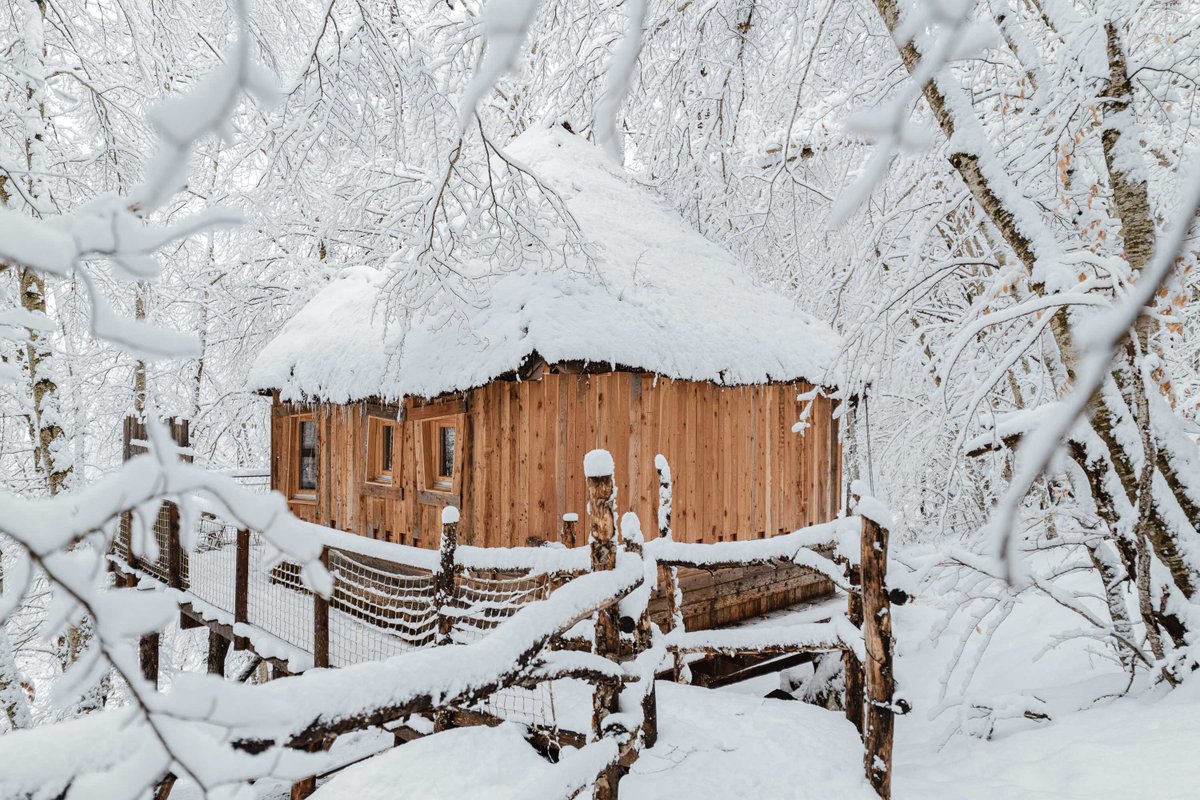 Cabane Spa Les Elfes à Saint Léger Les Mélèzes (2)