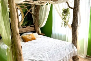 Jungle romantique Spa & Cinéma sous les arbres