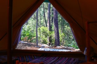 Tente et tente lodge Gard