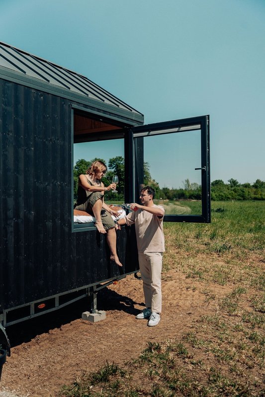 Parcel Tiny House - près des chevaux en Bourgogne à Franxault (9)