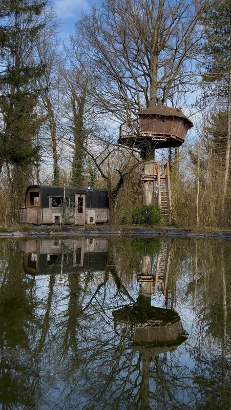 La cabane Au fil de l'Eau & Spa à Wail (2)