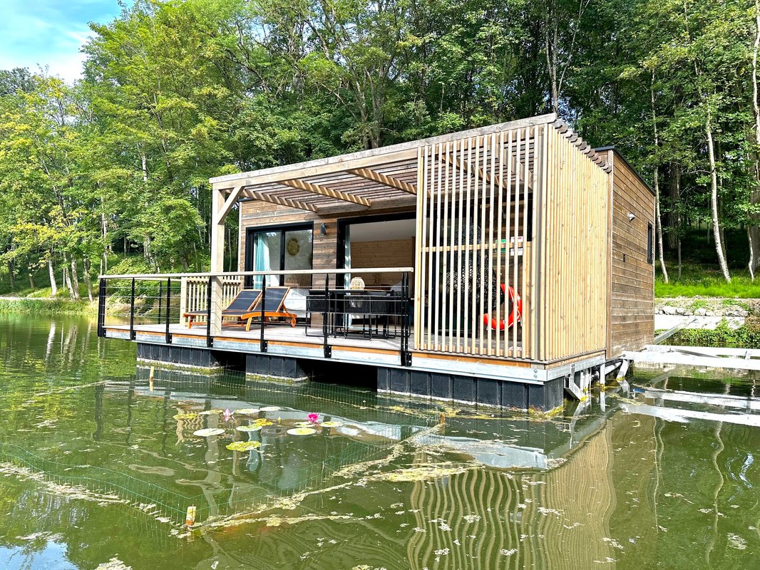 Cabane sur l'eau : L’Õthentique à Sainte Gemme (1)