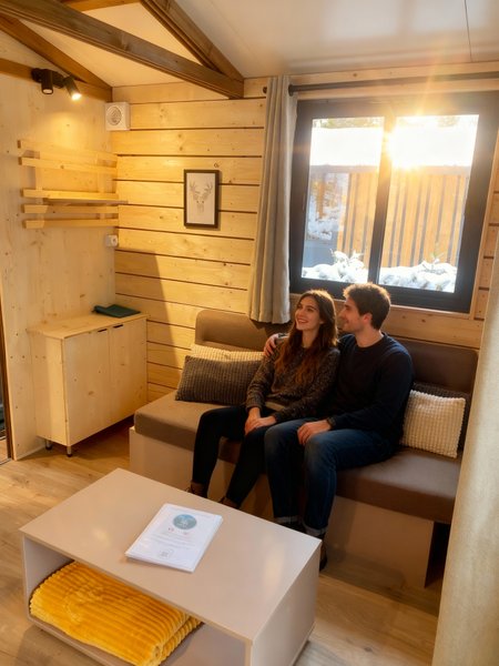 Hébergement AbracadaRoom : HY•Lødge Spa-2pers N°1 (Chalet nature avec spa privatif) - Image 8