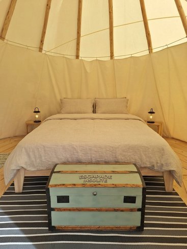Hébergement AbracadaRoom : TIPIS nature, coucher de soleil et petit-déjeuner - Image 3
