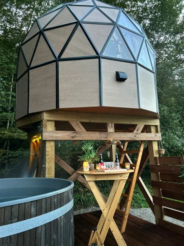 Hébergement AbracadaRoom : Dôme Lunaire D'Olia et son bain nordique - Image 17