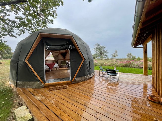 Hébergement AbracadaRoom : Cèdre dôme géodésique & Spa - Image 26
