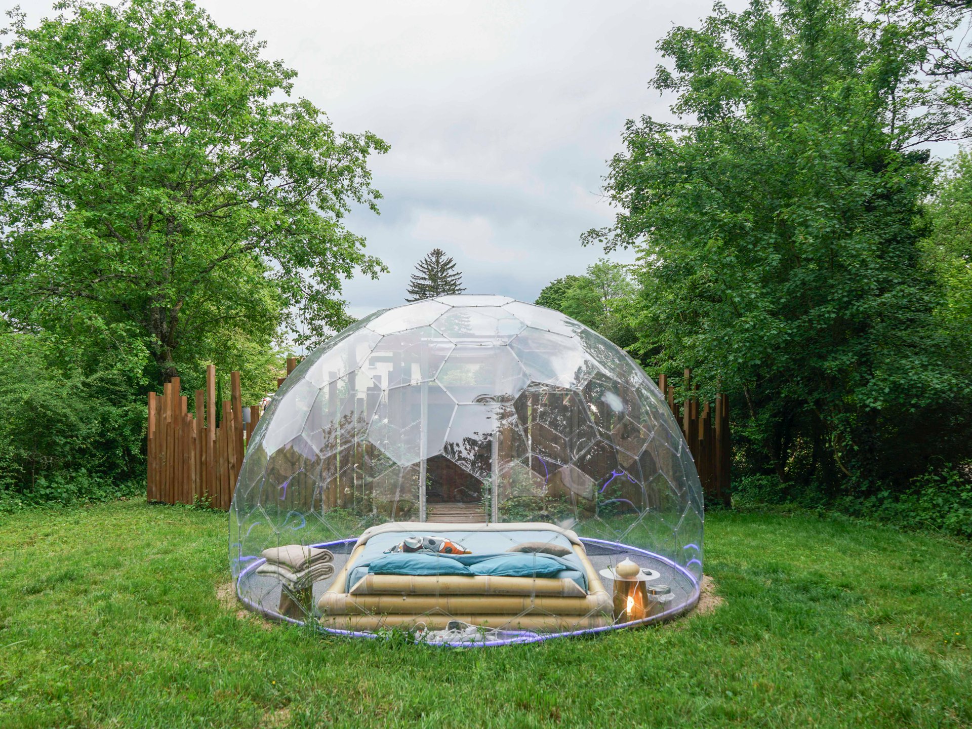 Bulle transparente - Royaume des arômes