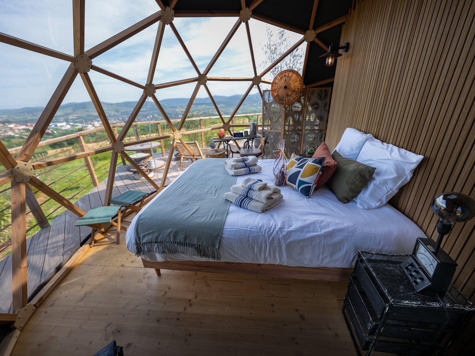 La bulle du coq & Spa : Dôme en Rhône-Alpes (Auvergne-Rhône-Alpes)