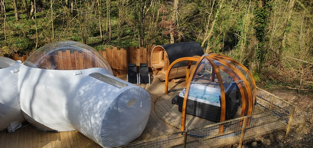 Hébergement AbracadaRoom : Bulle groseille & Spa & Sauna - Image 2