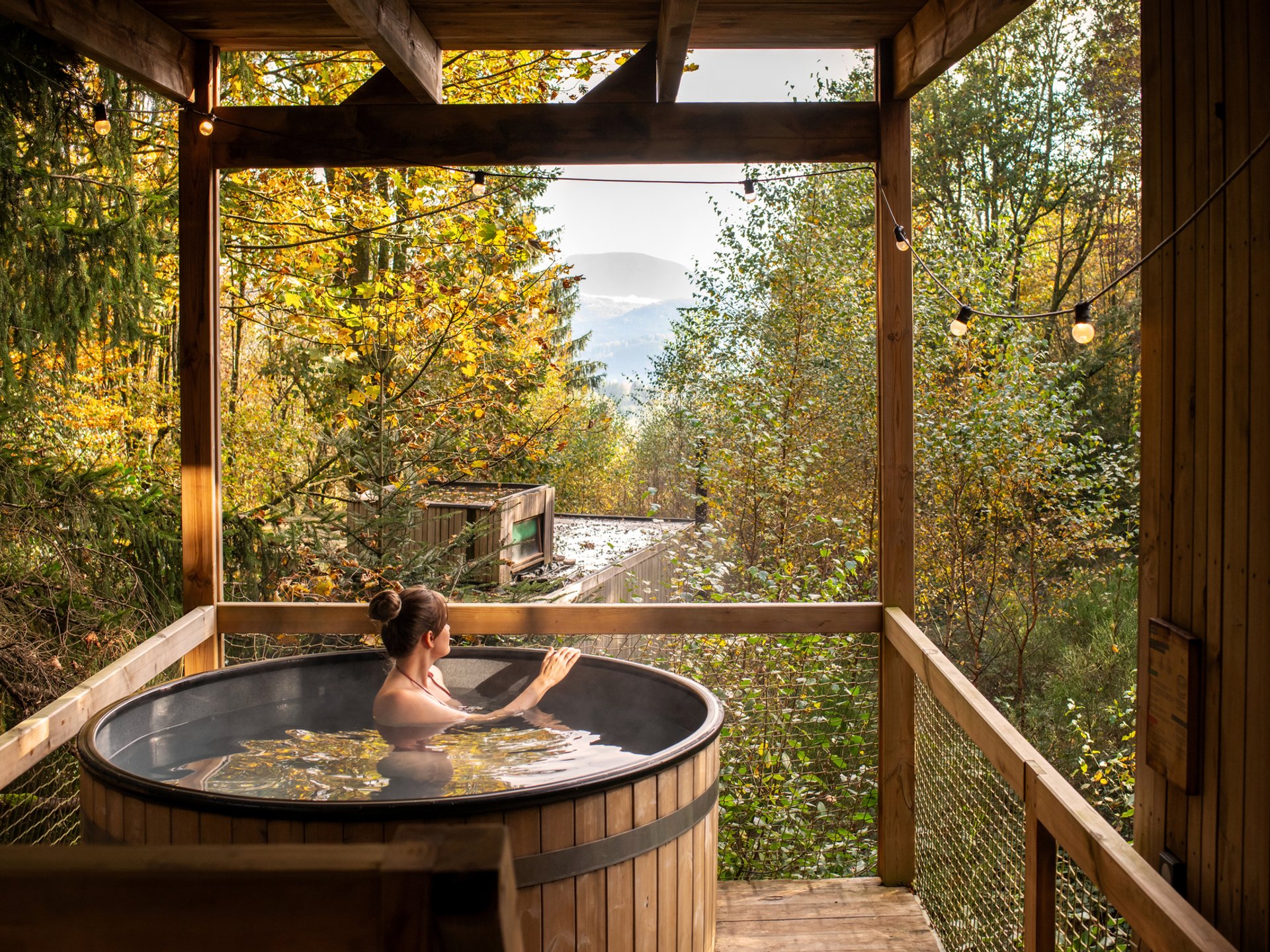 Nutchel Cabane Cosy pour 6 avec Bain Nordique