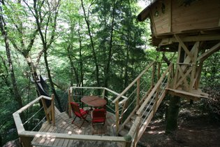Cabane dans les arbres Morbihan