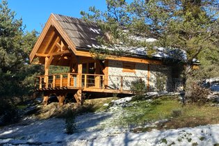 Cabane sur pilotis Hautes-Alpes