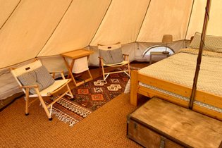 Tente et tente lodge Corrèze