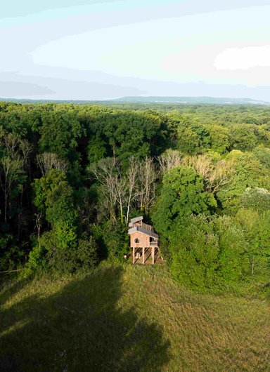 Cabane Spa Repaire du Trappeur à St-Léger-Aux-Bois