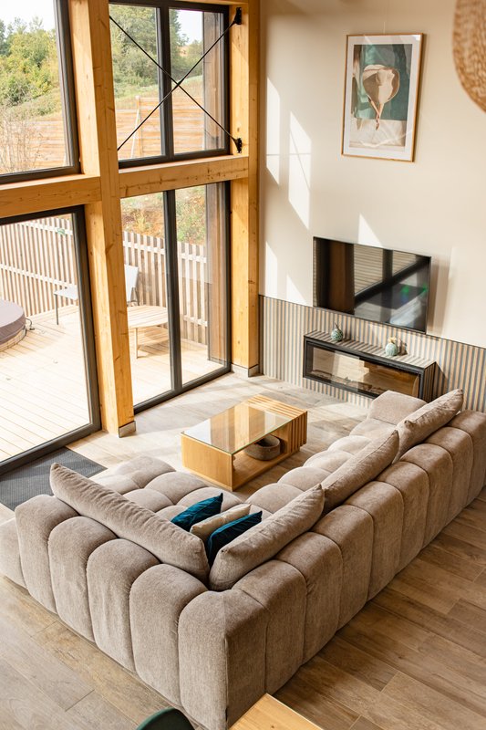 Hestia + Freya : Ecolodge de luxe avec 2 bains nordiques pour 2-14 personnes à Saint-Mards-En-Othe (2)