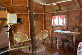 Cabane sur pilotis Indre-et-Loire