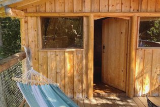 Cabane dans les arbres Haute-Savoie