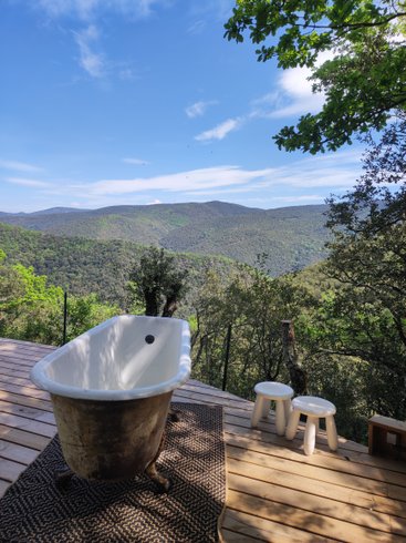 Hébergement AbracadaRoom : La tente Sushine et sa baignoire avec vue - Image 9