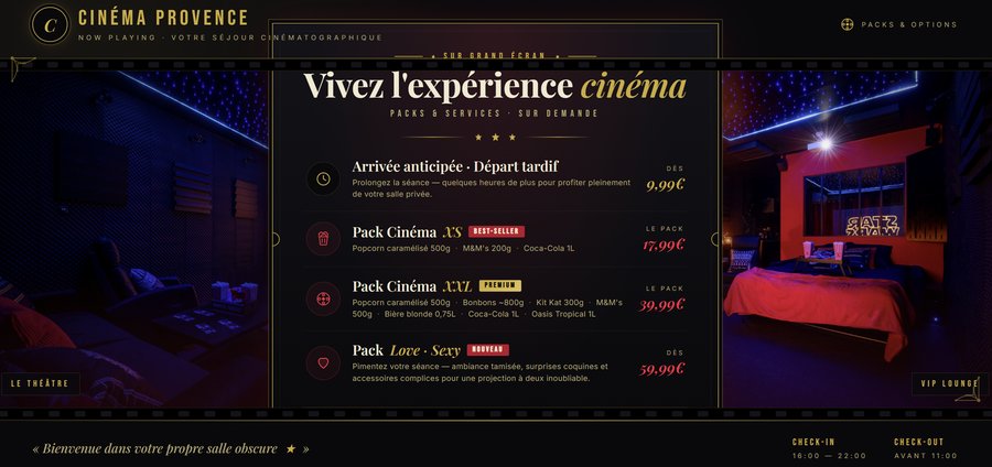Hébergement AbracadaRoom : Cinéma Provence - Image 23