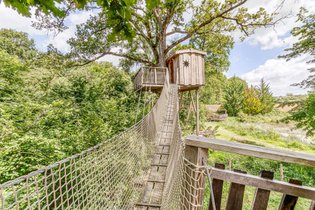Cabane dans les arbres Indre-et-Loire