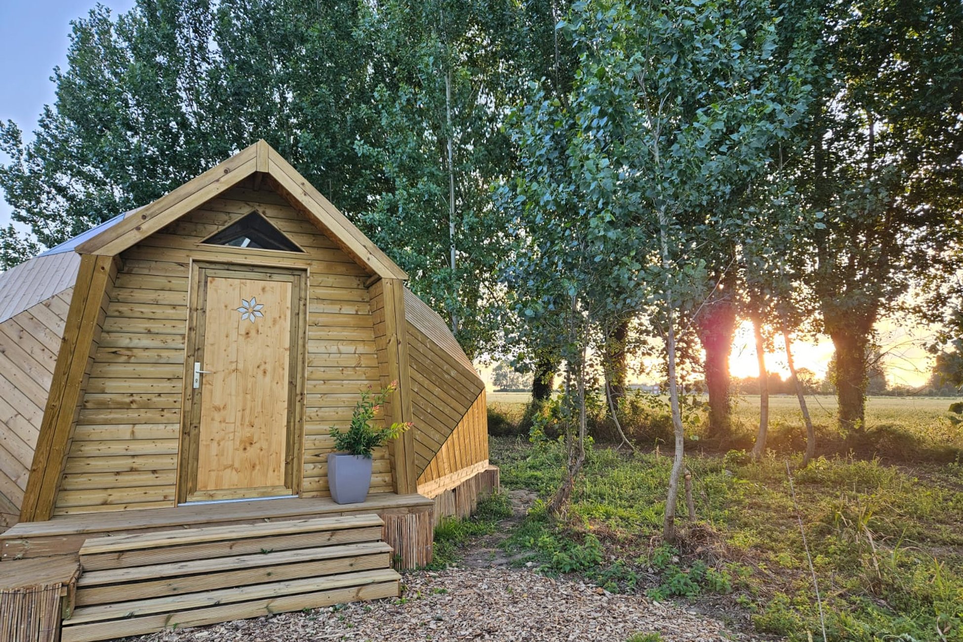 Hébergement UnicStay : Zome Sweet Zome & Bain nordique à Zutkerque