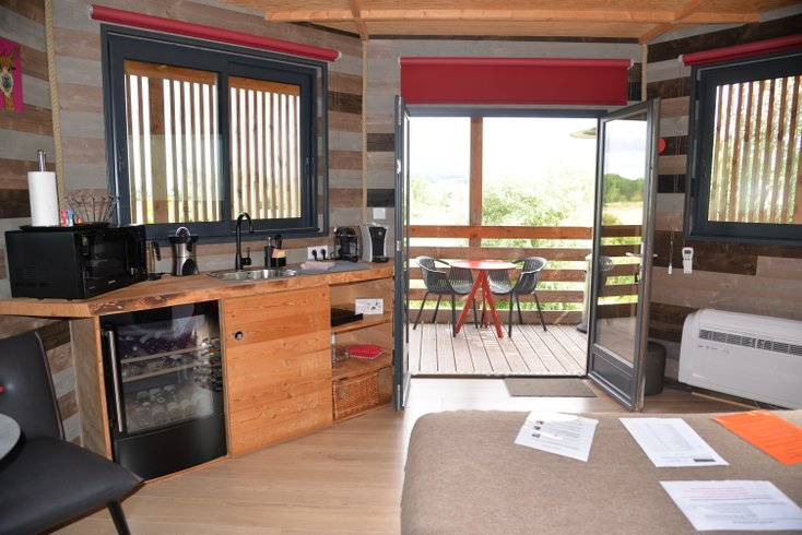 Hébergement AbracadaRoom : Lodge sur pilotis Duo Spa et sauna privatif Vaudésir - Image 9