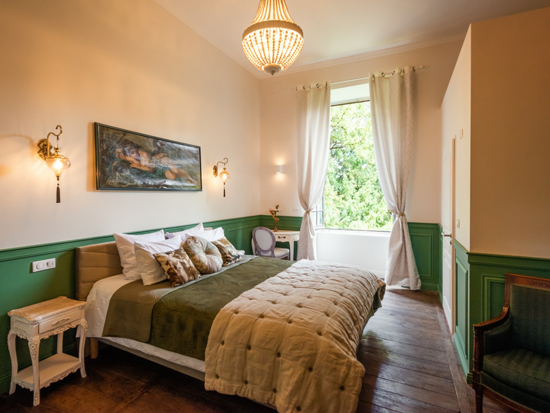 Manoir de Laroque Delprat - Chambre deluxe Leda