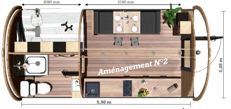 Hébergement AbracadaRoom : Pod Cocon - Image 9
