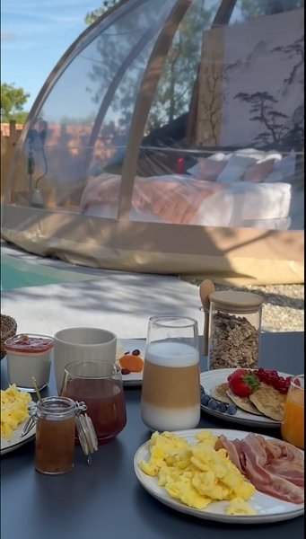 Hébergement AbracadaRoom : "F"anny - Wigwam, piscine & spa - Image 18