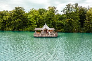 Cabane sur l'eau Territoire de Belfort