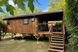 Cabane sur pilotis Dordogne