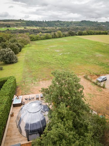 Hébergement AbracadaRoom : La Bulle StélléA SPA Privatif, Domaine CollinéA en Drôme Des Collines - Image 9