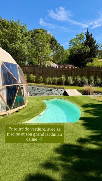 Hébergement AbracadaRoom : "M"ANON-Dôme Géodésique, piscine, spa et sauna. - Image 77