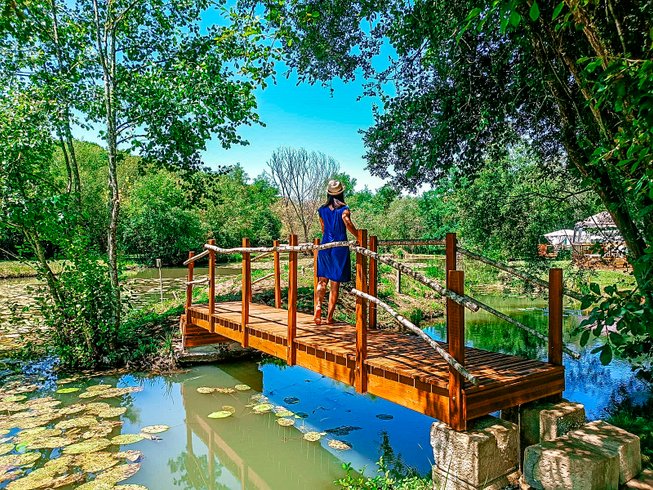Hébergement AbracadaRoom : La Cabane du Pêcheur, chalet en A au bord d'un étang de pêche (découverte) à Sarlat - Image 12