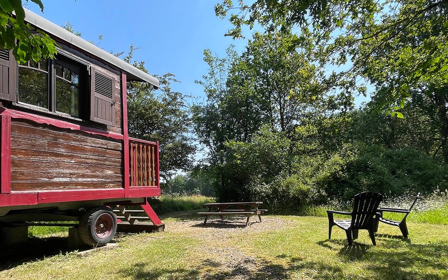 Hébergement AbracadaRoom : Roulotte Coquelicot - Image 6