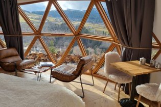 Dôme "Le Cocon" vue panoramique – Vosges