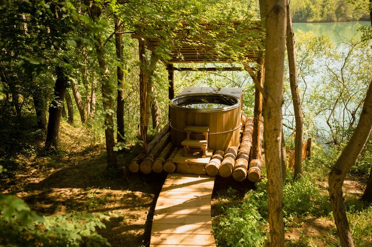 Hébergement AbracadaRoom : Cabanes Duo Spa au Bord de l'Eau - Image 2