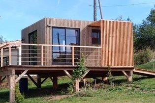 Cabane sur pilotis Ardèche