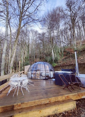 Hébergement AbracadaRoom : Le Dôme Transparent & son spa - Image 13