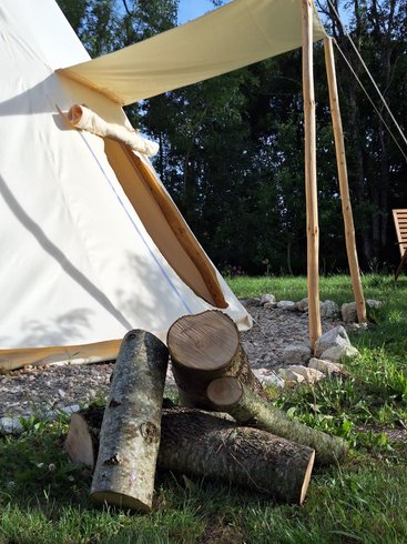 Hébergement AbracadaRoom : TIPIS nature, coucher de soleil et petit-déjeuner - Image 20