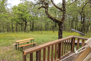 Tente et tente lodge Lot