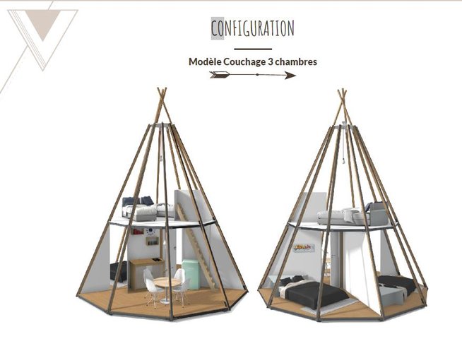 Hébergement AbracadaRoom : Tipi Home 3 ch 5 pers - Image 12