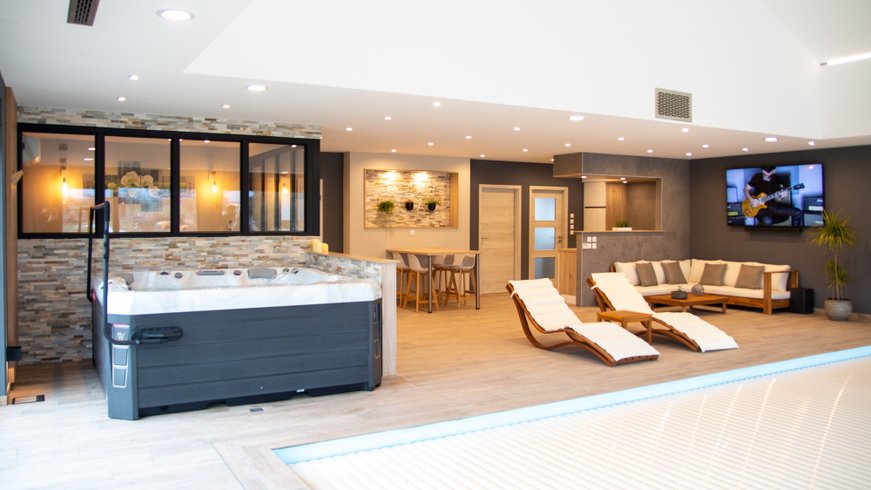 Hébergement AbracadaRoom : Gite O², Piscine, Spa & Cinéma - Image 6